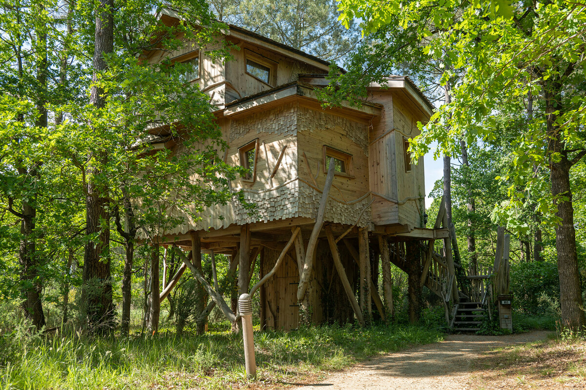 Center Parcs Le Bois aux Daims cabane lodge dans les arbres