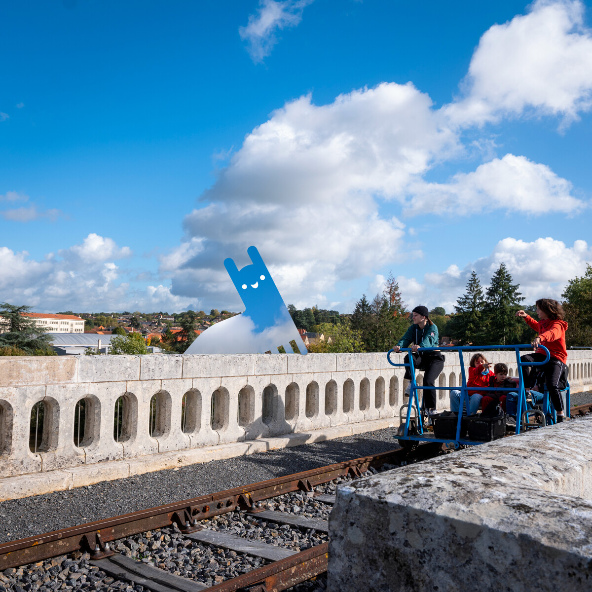 vélorail de chauvigny avec LUDiK